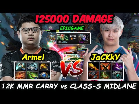 Armel Tinker vs MTG.Jackky Medusa 12K MMR - Epic Game 120k Damage Dota 2 pro Gameplay