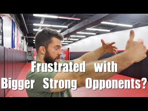 The Right Mindset when Rolling With Stronger People in BJJ