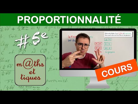 LE COURS : Proportionnalité - Cinquième