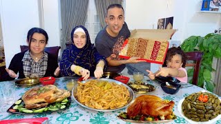 فاجأت جوزي ???? وعملنا المحشى ????وجابلنا حلاوة المولد