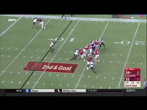 2017 USC vs NCST - Bryson Allen-Williams Sack