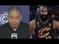 Ty Lue Blunt Responses To James Harden Trade Rumors