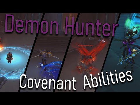 ALL DEMON HUNTER COVENANT ABILITIES - World of Warcraft Shadowlands Alpha