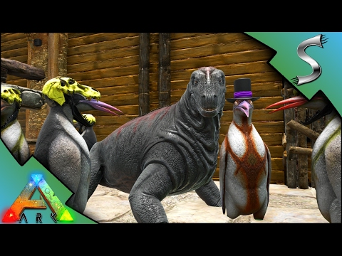 MOSCHOPS BABY! PENGUIN FARMING! DOUBLE COLOUR MUTATED BARYONYX - Ark: Survival Evolved [S3E54]