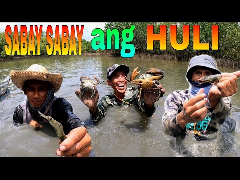 EP496:PART 1- "LUG ONG"  BINAHAYAN NG MALALAKING SUGPO HIPON AT ALIMANGO(PANGANGAPA)