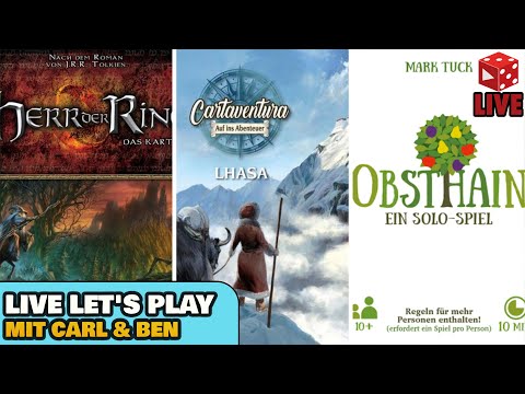 Spieleabend Live: Herr der Ringe: Das Kartenspiel, Cartavantura: Lhasa, Obsthain