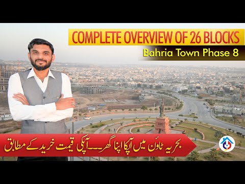 Bahria Town Phase 8 Rawalpindi Complete Overview ( Location, Development & Prices of all Sectors)