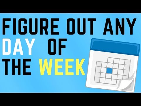 How To Figure Out Any Day of The Week in 10 Seconds!