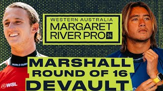 Jake Marshall vs Imaikalani deVault | Western Australia Margaret River Pro 2024 - Round of 16