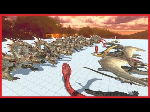 10x HYDRA VS 4x EVERY FACTIONS - ANIMAL REVOLT BATTLE SIMULATOR