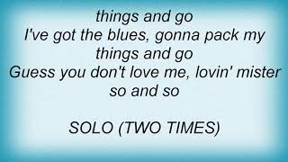 Allman Brothers Band - Mean Old World Lyrics