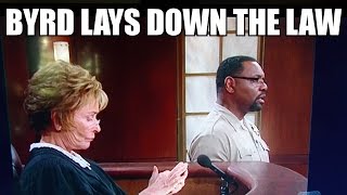 Officer Byrd Lays Down the Law!