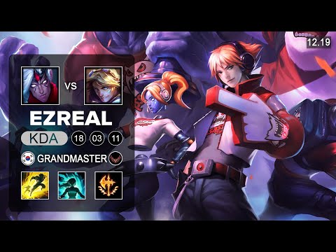 Ezreal vs Varus ADC - KR Grandmaster - Patch 12.19 Season 12