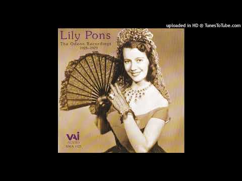 Le rossignol et la rose (Parysatis) - Lily Pons