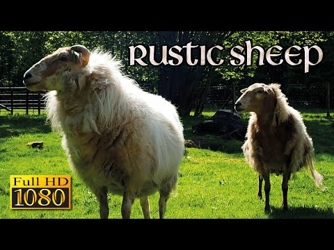 Rustic Sheep - 1 Hour of Full HD Grazing & Relaxing Sheep