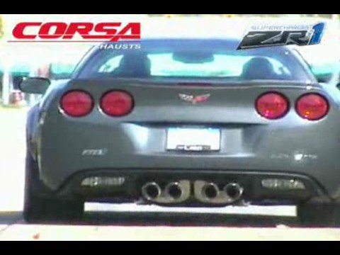 CORSA Performance Exhausts: 2009 ZR1 Corvette
