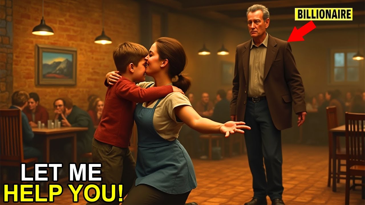 Billionaire Dad Watches Waitress Hold His Disabled Son – And Changes Her Life Forever!