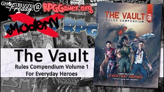 The Vault: Rules Compendium Volume 1 (Everyday Heroes, Evil Genius Games, 2024) |  Modern RPG