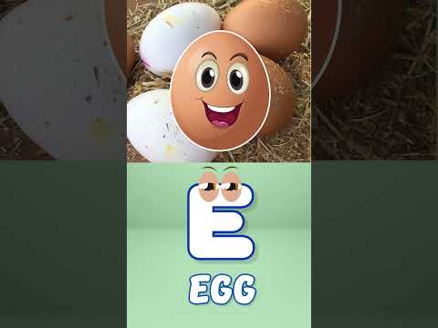 Food Alphabet ABC Phonics Song | The letter D and E