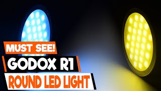 The ONLY Portable Light You Need? ⚡ Godox R1 RGB Review & Creative Lighting Ideas!