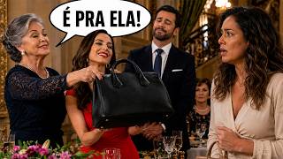 Sogra deu a bolsa que eu tanto queria de aniversário para a amante do meu marido. Então minha filha