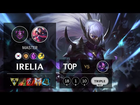 Irelia Top vs Kennen - KR Master Patch 10.21