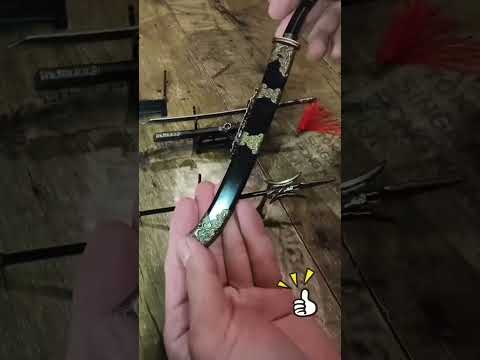 ~子甄彣璟~三國志 呂布 方天畫戟 琇春刀 戰刀模型 擺件 工藝品 生日禮物 交換禮物