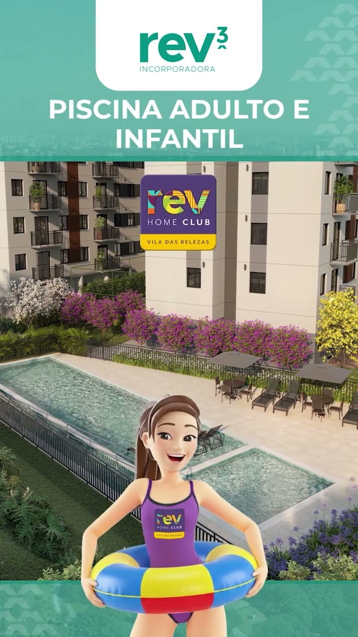 ✨ Um passeio pelo lazer do Rev Home Club Vila das Belezas com a EVA! 💙
