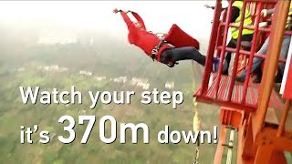 It's official! China is home to world's highest bungee jump platform