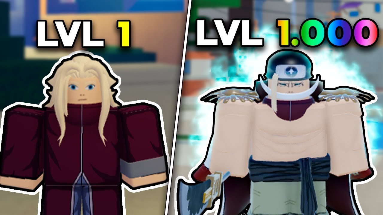 FUI DO LEVEL 1 AO 1000 DEPOIS DE 3 ANOS SEM JOGAR SHINDO LIFE 2