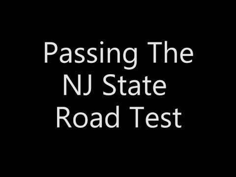 Passing The NJ State Road Test