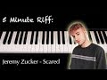 5 Minute Riff Scared Jeremy Zucker A Short Piano Keyboard Tutorial
