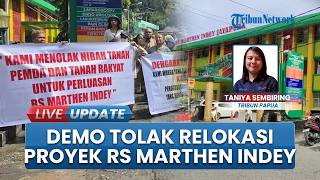 Tolak Relokasi Demi Pengembangan Rumah Sakit, Puluhan Warga Geruduk RS Marthin Indey Jayapura