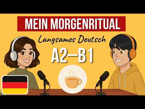My Morning in Germany – What Real German Sounds Like (A2–B1)