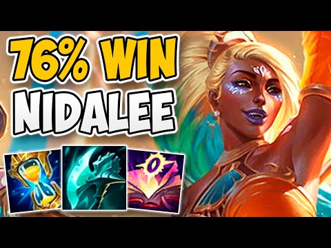 INSANE 1V9 BY KOREAN CHALLENGER 76% WIN RATE NIDALEE! | CHALLENGER NIDALEE JUNGLE GAMEPLAY | 12.11