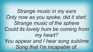 Bing Crosby - Strange Music Lyrics