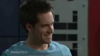 Neighbours Rachel and Angus bar scene