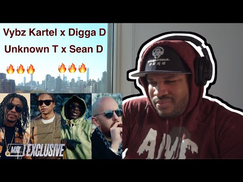 HARLEM NEW YORKER REACTS to UK RAPPER! Vybz Kartel x Digga D x Unknown T x Sean D - Gotcha