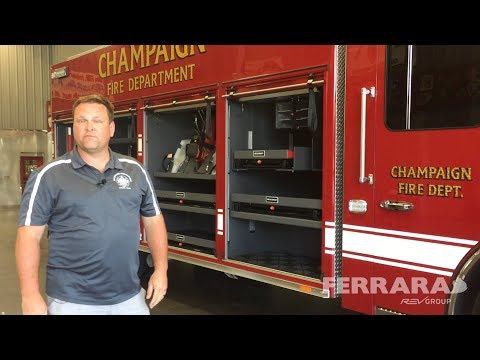 Champaign Fire Department New Rescue and Ladder