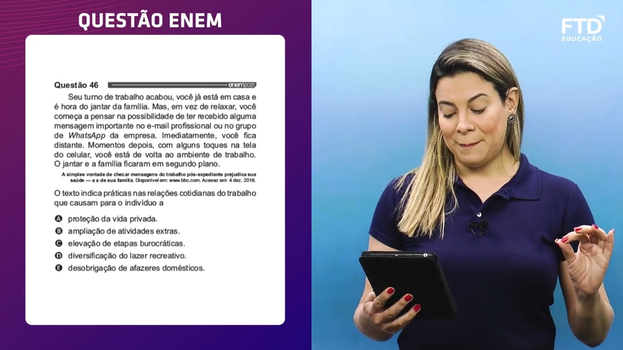 FTD Resolve – Enem 2021 | Ciências Humanas – Questão 046 (prova azul)