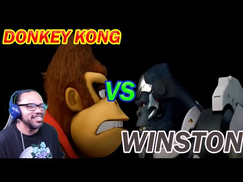 REACTION: Donkey Kong vs. Winston - Rap Battle! - feat. Titanium1208 & BluBirdVA