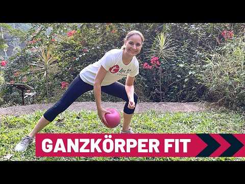 Full body workout standing with a Redondo ball | for beginners