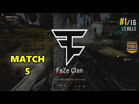 FaZe FuzzFace, ubah, Gustav & Aitzy - DREAMHACK WINTER SHOWDOWN - A vs C Match 5 - PUBG
