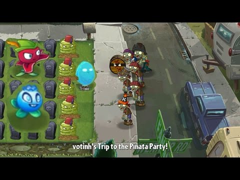 Plants vs. Zombies 2 pinata party 5/1/2017 || pinata party May 1, 2017