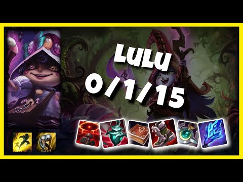 Lulu 11.1 Gameplay Challenger Replay S11 Support (0/1/15) - KOREAN