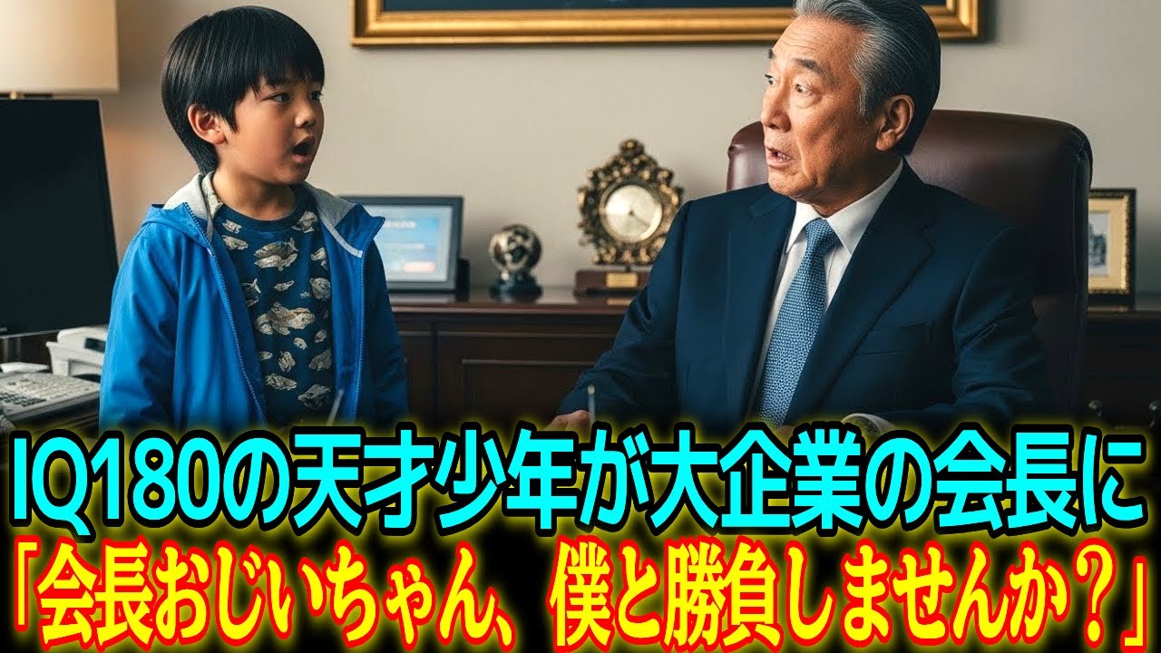 IQ180の天才少年が大企業の会長に 「会長おじいちゃん、僕と勝負しませんか？」  I オーディオブック I ラジオドラマ I 感動ストーリー