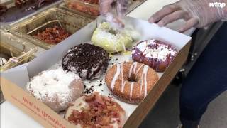Behind-the-scenes look at how a favorite doughnut is made