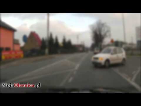 Oleśnica - o mały włos od wypadku