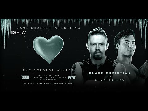 Mike Bailey vs Blake Christian / Singles Match / GCW The Coldest Winter 2022 / WWE 2K19