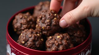 No flour, no chocolate, no butter! These cookies melt in your mouth!